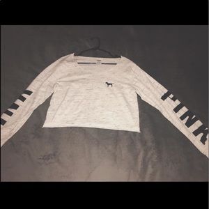 Pink cropped long sleeve!